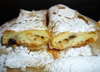 rosinen quarkstrudel