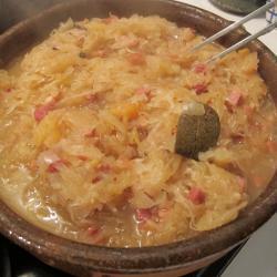 sauerkraut mit apfelwein