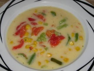scharfe gemüse chili suppe