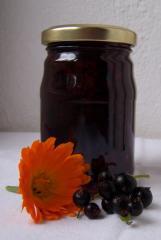 schwarze johannisbeer konfitüre marmelade