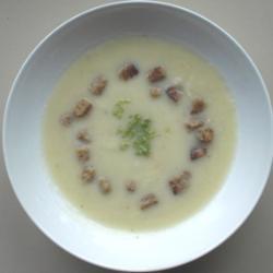 selleriesuppe mit croutons