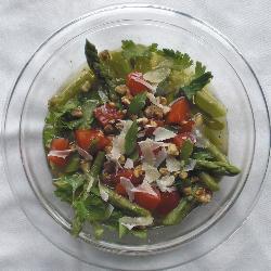 spargelsalat mit rucola