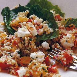 taboulé mit feta und orange