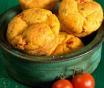 tomaten mozzarella muffins