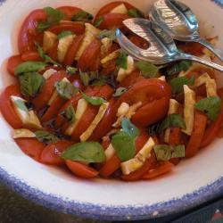 tomatensalat mit mozzarella