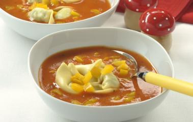 tomatensuppe mit pastakick