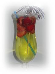 zitronen erdbeer cocktail