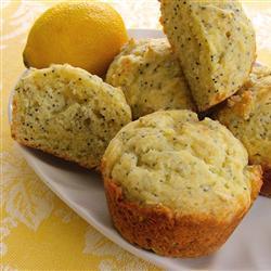 zitronenmuffins mit mohn lemon poppy seed muffins