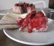 american cheesecake mit erdbeeren