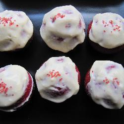 amerikanische red velvet cupcakes