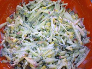 apfel gurken salat