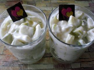 birnensalat mit vanilledressing