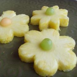 blumen aus ananas