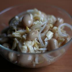 bohnensalat mit sojasprossen