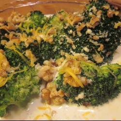 brokkoli gratin mit sahnesoße