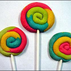 bunte lollipops