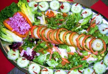 bunte salatplatte