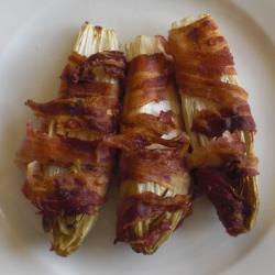 chiccoree mit bacon umwickelt