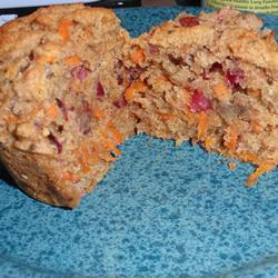 cranberry karotten muffins