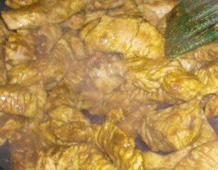 curry hühnchen geschnetzeltes