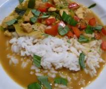 curry hühnchenragout mit kokosmilch