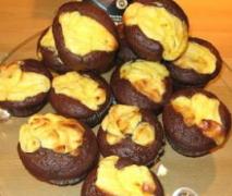 double chocolate cheese cup cakes