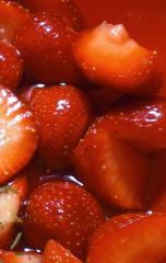 eingelegte erdbeeren in portwein