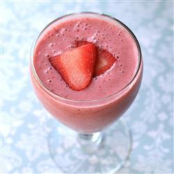 erdbeer smoothie vegan