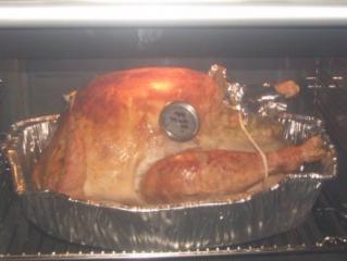 gefüllter puter oder roast turkey mit stuffing