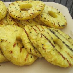 gegrillte ananas