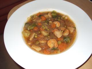 glasnudelsuppe low fat