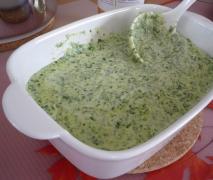 gorgonzola spinat sauce zu pasta oder gnocchi