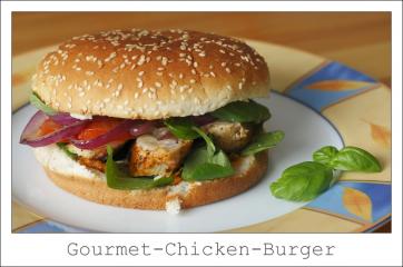 gourmet chicken burger