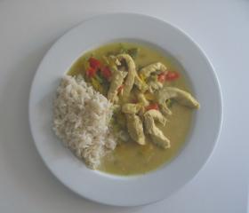 hähnchengeschnetzeltes mit curry