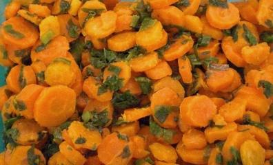 karotten orangengemüse aus dem wok