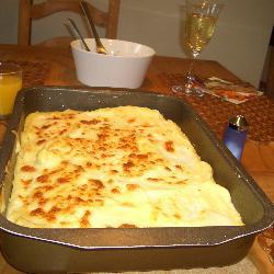 kartoffelpüree mit mozzarella
