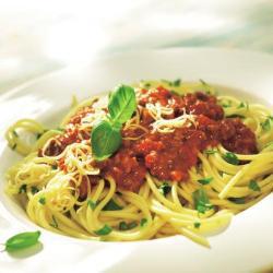 kräuter spaghetti bolognese