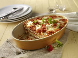 lasagne mit linsenbolognese