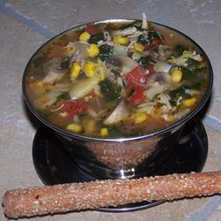 minestrone mit huhn und artischocken