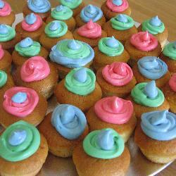 mini geburtstags cupcakes