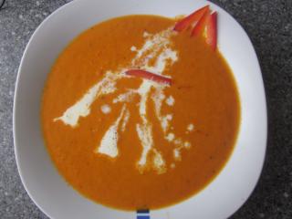 paprika cremé suppe