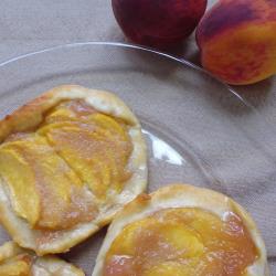 pfirsich marzipan törtchen