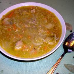 polnische sauerkrautsuppe