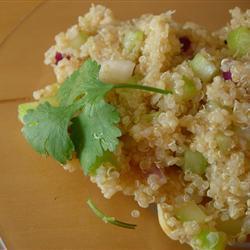quinoa mit pinienkernen und zitrone
