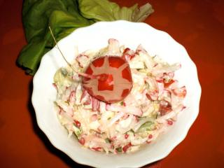 radieschen apfel salat