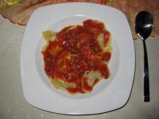 ravioli selbstgemacht mit tomatensoße