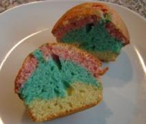 regenbogen muffins