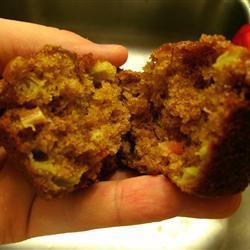 rhabarber muffins mit zimtstreuseln