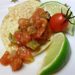 salsa aus gegrillten tomaten