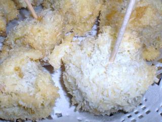 schneeflöckchen hackbällchen im kokosmantel fingerfood